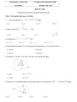 DTS lop 10 mon toan (2009-2010) một số tỉnh