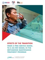 Nghiên cứu về các tác động của việc chuyển giao đối với chương trình MMT