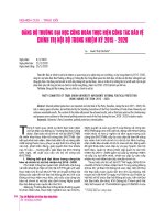 Đảng bộ trường Đại học Công đoàn thực hiện công tác bảo vệ chính trị nội bộ trong nhiệm kỳ 2015-2020