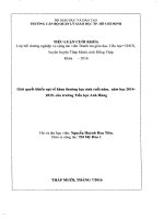 Giải quyết khiếu nại về khen thưởng học sinh cuối năm học của trường tiểu học