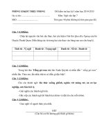 Đề&Đán án Văn HK12014-2015