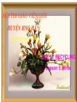 unit 10 recycling  tiếng anh 8  nguyễn văn tuấn  thư viện giáo dục bắc ninh