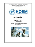 Giáo trình lắp đặt điện