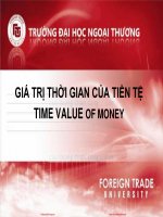 slide chứng khoán ftu   chương 2 giá trị thời gian của tiền tệ 