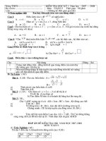 đề thi HK1-toán 9a