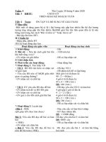 Giáo án Tuần 4 - Lớp 5