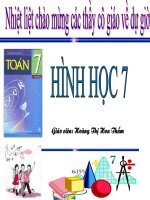 Tiết 22: Trường hợp bằng nhau thứ nhất của tam giác ...