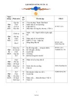 Giáo án bài học Tuần 12 Lớp 4