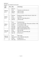 Giáo án giảng dạy Tuần 17 Khối 3