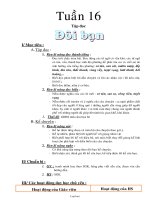 Giáo án Tổng hợp Lớp 3 - Tuần 16 - Năm học 2004-2005