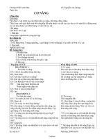 Giáo án học kì II Vật lí Lớp 8 - Năm học 2009-2010 - Nguyễn Văn Cường