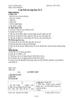 Giáo án Ngữ văn Lớp 6 - Năm học 2011-2012 - Nguyễn Thị Thắm