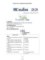 Giáo án Lớp 3 Tuần 22 - Trường TH Nguyễn Bá Ngọc