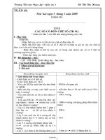 Giáo án Lớp 3 - Tuần 19 - Năm học 2008-2009 - Đỗ Thị Thu Hương