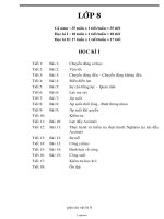 Giáo án có tích hợp môi trường Vật lí Lớp 8 (Full)