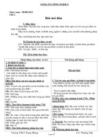 Giáo án Công nghệ 6 - Năm học 2011-2012 - Phương Mai