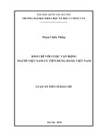 Báo chí với cuộc vận động người việt nam ưu tiên dùng hàng việt nam 