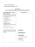bài học môn toán thứ năm 07052020  thcs trần quốc tuấn