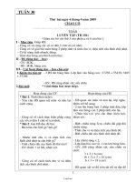 Giáo án Lớp 3 - Tuần 30 - Năm học 2008-2009 - Đỗ Thị Thu Hương