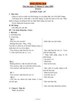 Giáo án Lớp 3 - Tuần 14 - Năm học 2009-2010 (Bản hoàn chỉnh)