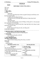 Giáo án Ngữ văn Lớp 6 - Tuần 24+25 - Năm học 2011-2012 - Lê Thị Hương