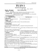 Giáo án Lớp 3 - Tuần 1 - Trường Tiểu học Hương Long