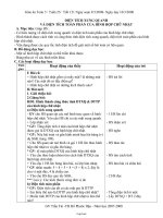 Giáo án Lớp 5 - Tuần 25 - Tiết 121 môn Toán