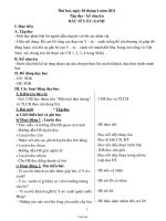 Giáo án Lớp 3 Tuần 31 - Chuẩn KTKN + GDMT + KNS