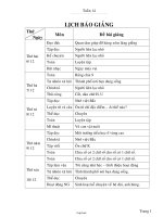 Giáo án Lớp 3 - Tuần 14 - Năm học 2005-2006 (Bản đầy đủ)