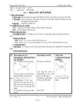 Giáo án Hình học 7 - Chương 1 - Trường THCS Hoài Tân