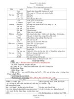 Giáo án Công nghệ Khối 6 - Tiết 40: Vệ sinh an toàn thực phẩm