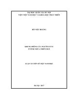 Krung điêng của người cơ tu ở tỉnh thừa thiên huế 
