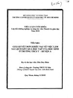 Giải quyết đơn khiếu nại về việc làm sai lệch kết quả học tập của học sinh trường THCS