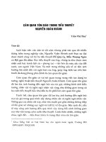 Cảm quan tôn giáo trong tiểu thuyết nguyễn xuân khánh 