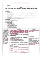 Giáo án tổng hợp Tuần 23 - Lớp 3 năm 2011