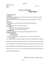 Giáo án Ngữ văn Lớp 8 - Tuần 1-6 - Năm học 2009-2010 - Nguyễn Thị Thu Hiền