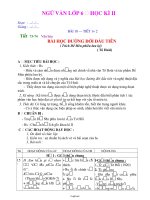 Giáo án Ngữ văn lớp 6 – Học kì II (chuẩn, chi tiết)