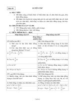 Giáo án Đại số lớp 7 - Tiết 55 đến tiết 61