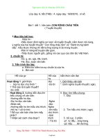 Giáo án Tự chọn lớp 7 - Tiết 27: Đồ thị hàm số y = ax2 và cách vẽ