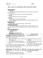 Giáo án Giáo dục công dân 6 bài 1 đến 13