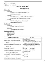 Giáo án Vật lý Lớp 6 - Chương trình cả năm - Năm học 2011-2012