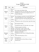 Giáo án giảng dạy Tuần 9 Khối 3