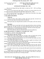 Sổ kế hoạch Giáo viên môn Ngữ văn THCS - Năm học 2011-2012 - Nguyễn Quốc Huy