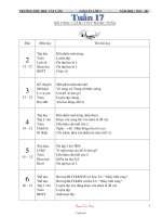 Giáo án Lớp 4 Tuần 17 - Trường tiểu học Cát Lâm