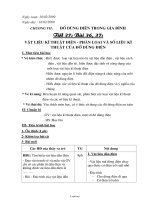 Giáo án Công nghệ 8 - Học kỳ II - Năm học 2008-2009