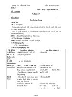 Giáo án Lớp 3 Tuần 4 - Trần Thị Minh Nguyệt - Trường TH Trần Quốc Toản