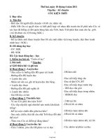 Giáo án Lớp 3 Tuần 33 - Chuẩn KTKN + GDMT + KNS