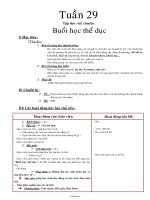 Giáo án Tổng hợp Lớp 3 - Tuần 29 - Năm học 2004-2005