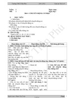 Giáo án học kì I Vật lí Lớp 8 - Năm học 2011-2012 - Phạm Văn Toán