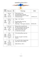 Giáo án bài học Tuần 9 Lớp 4